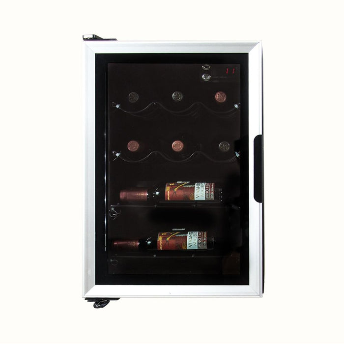 Refrigerador Cava de Vinos Negro 10 Botellas 1.9 Pies Imbera 1024301 CAVA DE VINOS