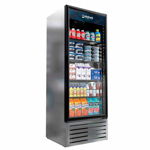 Imbera Vr12 1021744 Refrigerador Intermedio Vertical Acero Inoxidable Luz Led Refrigeradores Imbera 