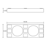 INMEZA MODGAL2 Modulo adicional para 2 creperas Galette Creperas INMEZA 