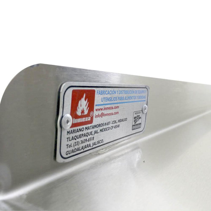 INMEZA RE140 Repisa Garabato Mediana Inoxidable 140 cm Repisas / Garabatos INMEZA 