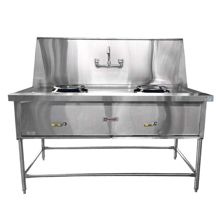 Estufa Wok 2 Quemador INMEZA FACTORY W-2