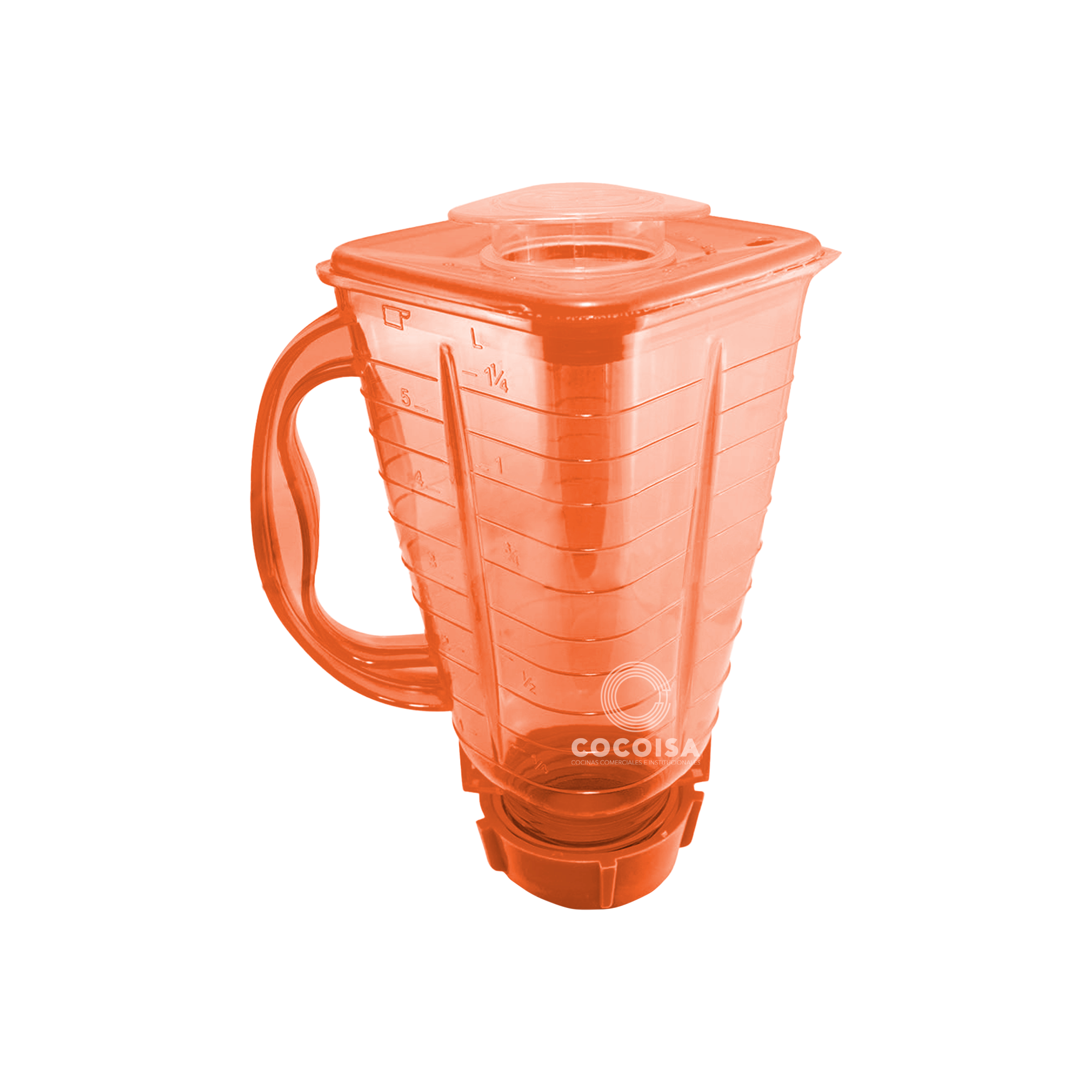 BESTHELG 21221-Naranja Licuachela Fluorescente 1.25 litros