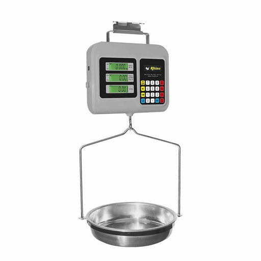 Rhino BACMU-30 Báscula Colgante Recargable Backlight Acero Inoxidable 30 kg Básculas Rhino 