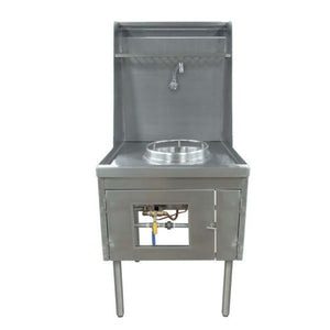 San-Son ZEWOKS-061 Estufa Wok 1 Quemador Acero Inoxidable