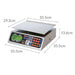 TORREY QC-20 Bascula Digital Memoria de 50 productos Acero Inoxidable Kilos Libras Onzas 20 kg (0QC20 QC20) Basculas TORREY 