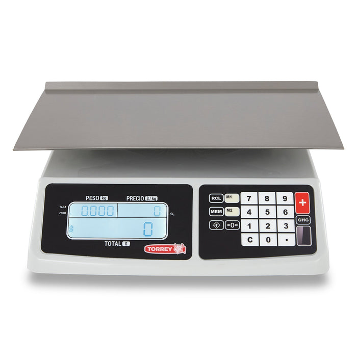 Báscula Digital, Tri-Rango Para Mayor Exactitud Acero Inox 30kg Torrey SX-30 PRO