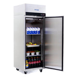 ATOSA MBF8004GR Refrigerador 1 Puerta 24 Pies Envío por Cobrar Refrigeracion Atosa 