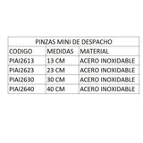 BAK PIAI2630 Pinzas Inoxidable de 30 cms Envío por Cobrar Utensilios Bak 