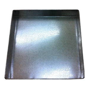 BAK REGCH28 Charola Rectangular reparto Galvanizada CHICA 43x43x7 Envío por Cobrar Charolas de Pan Bak 