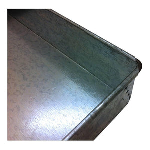 BAK REGCH28 Charola Rectangular reparto Galvanizada CHICA 43x43x7 Envío por Cobrar Charolas de Pan Bak 