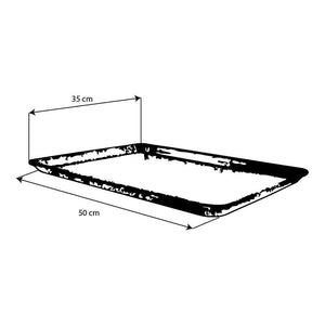 BAK RZM26 Charola Rectangular 35x50 zincalum Envío por Cobrar Charolas de Pan Bak 