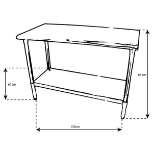 BLAZER MAI 24x60 Mesa de Acero Inoxidable de 24 x 60pulg Envío por cobrar General BLAZER 