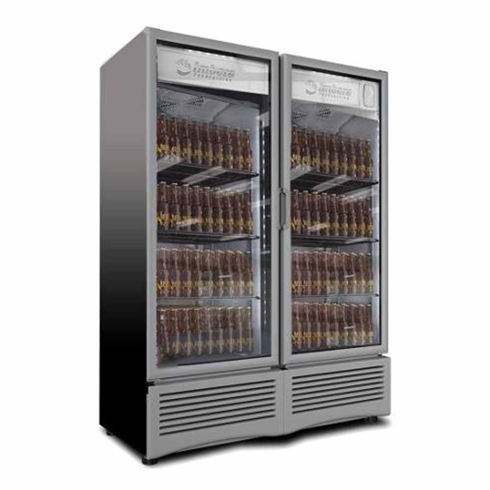 Imbera Ccv900 1022008 Refrigerador Vertical Cervecero 2 Puertas Cristal 42 Pies Foodservice 1/2 HP Refrigeradores Verticales Imbera 