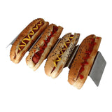 INMEZA TCHS-45 Plato W para 4 o 5 Tacos / Hotdogs / Canapes - Inoxidable Utensilios INMEZA 