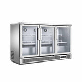 Migsa SG380 Refrigerador Back Bar de 3 Puertas de Cristal 380 lts Envio por Cobrar Refrigeracion MIGSA 