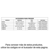 UPDATE FB-PRS Pala Rack para Comida Frita 10.5" x 4.75" (26.67 x 12.06 cm) Utensilios UPDATE 